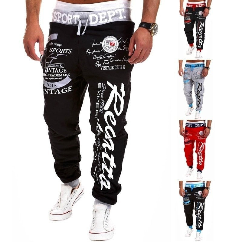 Sport Pants Letter for Men