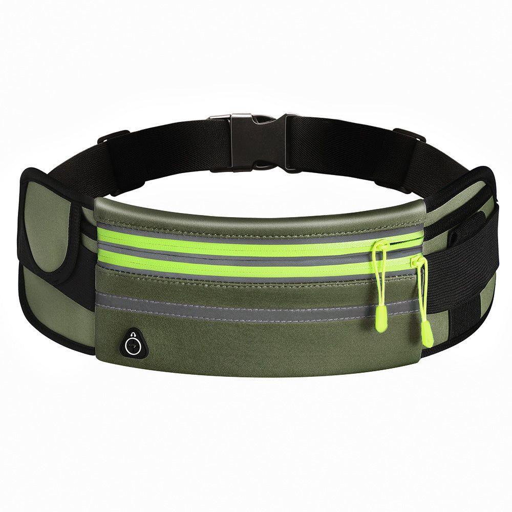 Double Zippers Waist Bags - Waterproof Sports Running Fanny Pack