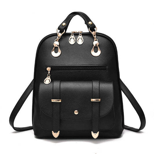 Female Bag - fashion leather dual-use backpack