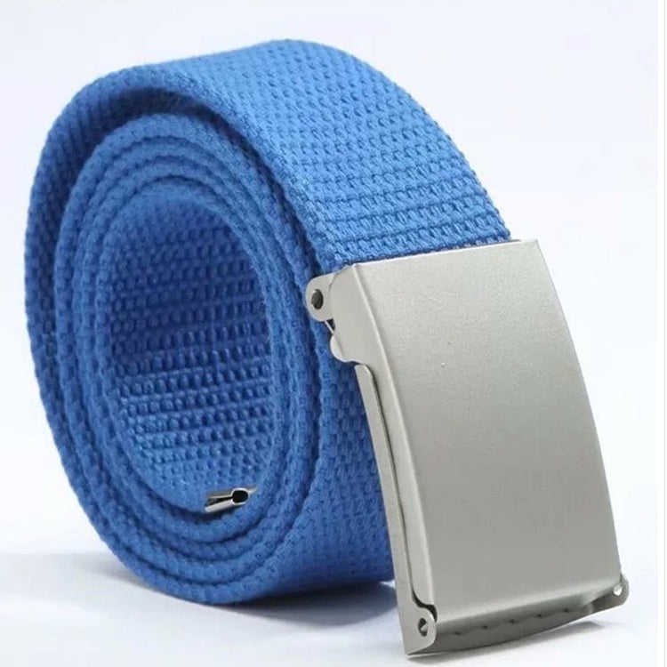 Candy-Colored Fashionable Canvas Belts for Men and Women