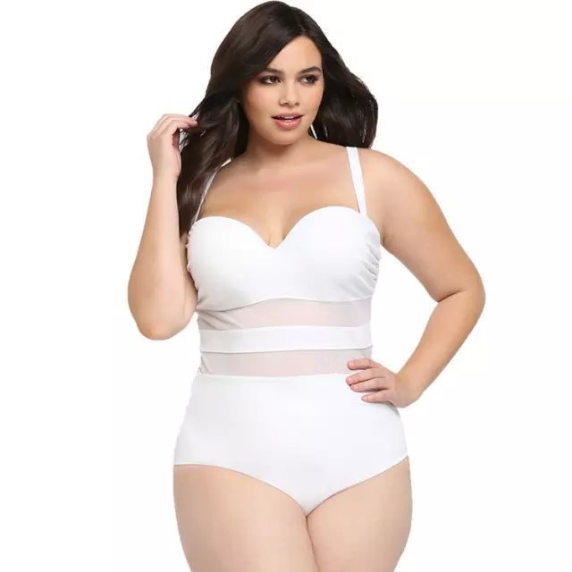 Plus Sized Women's Swimsuit