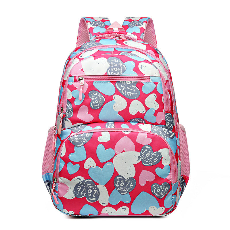 Student Schoolbag - Children's Portable Burden Alleviation Large Capacity Backpack