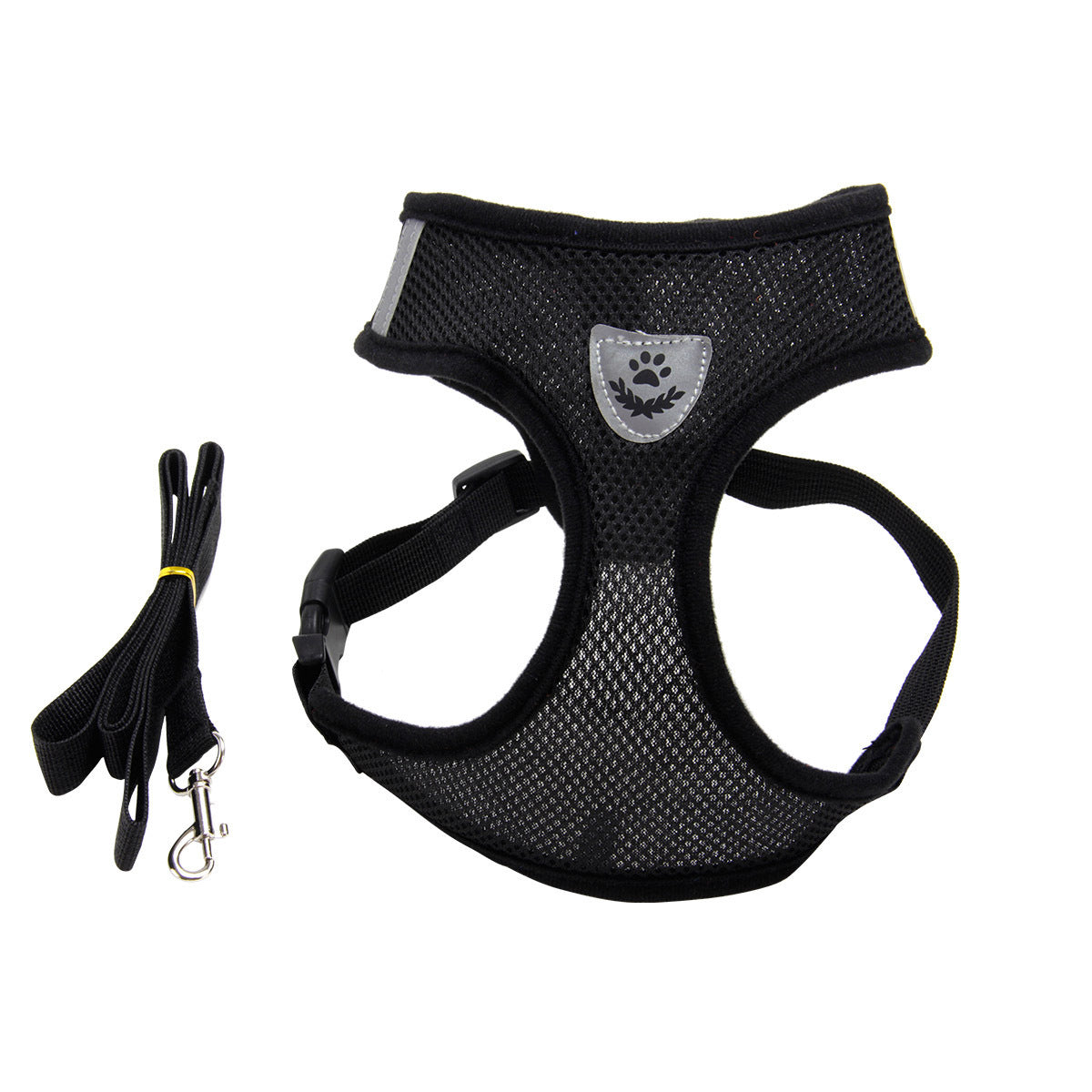 Premium Mesh Dog Harness – Breathable I-Type Chest Strap with Leash