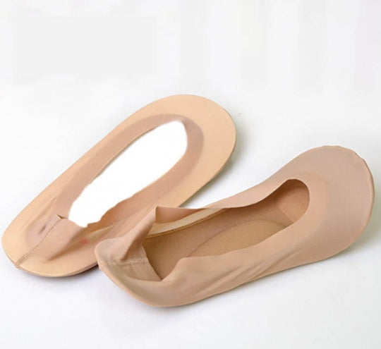 3D Arch Foot Massage Health Care Women Socks - Summer Socks Ice Silk Socks Invisible Slippers Feet Care