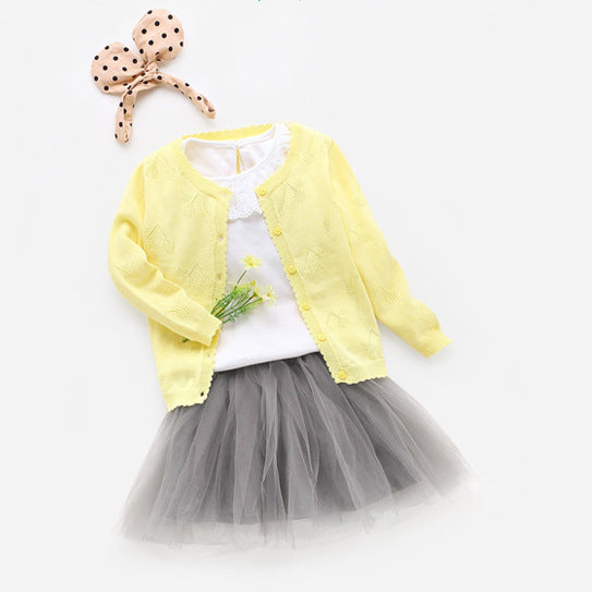 Knitwear Baby Cardigan - Children's Sweater Clothing