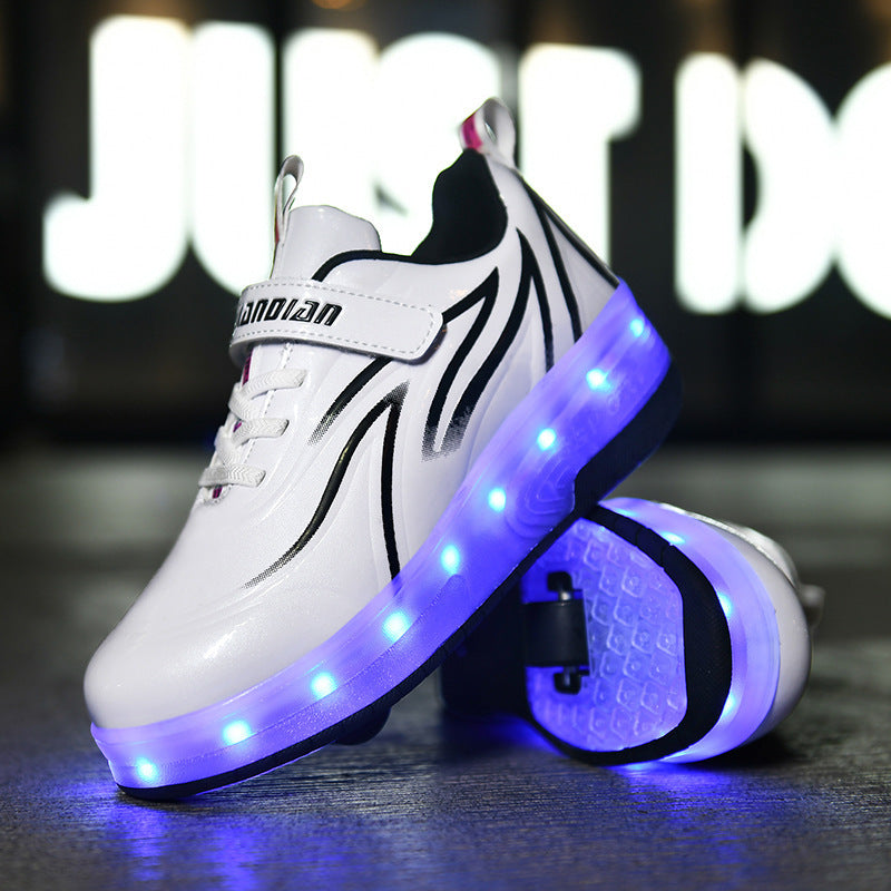 Light Charging Pulley Shoes - Single And Double Wheels