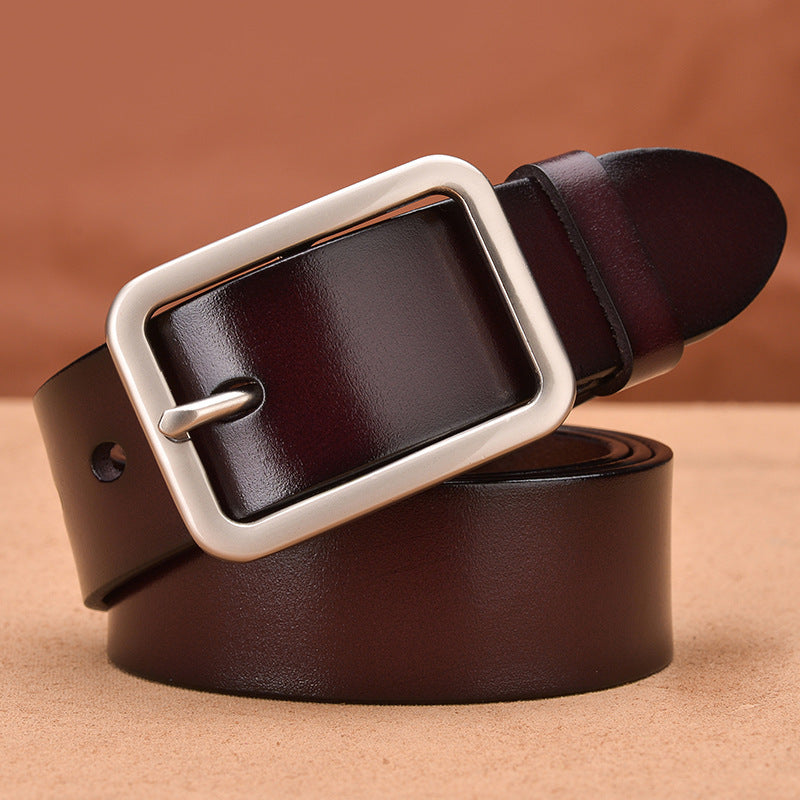 Leather Buckle Belt