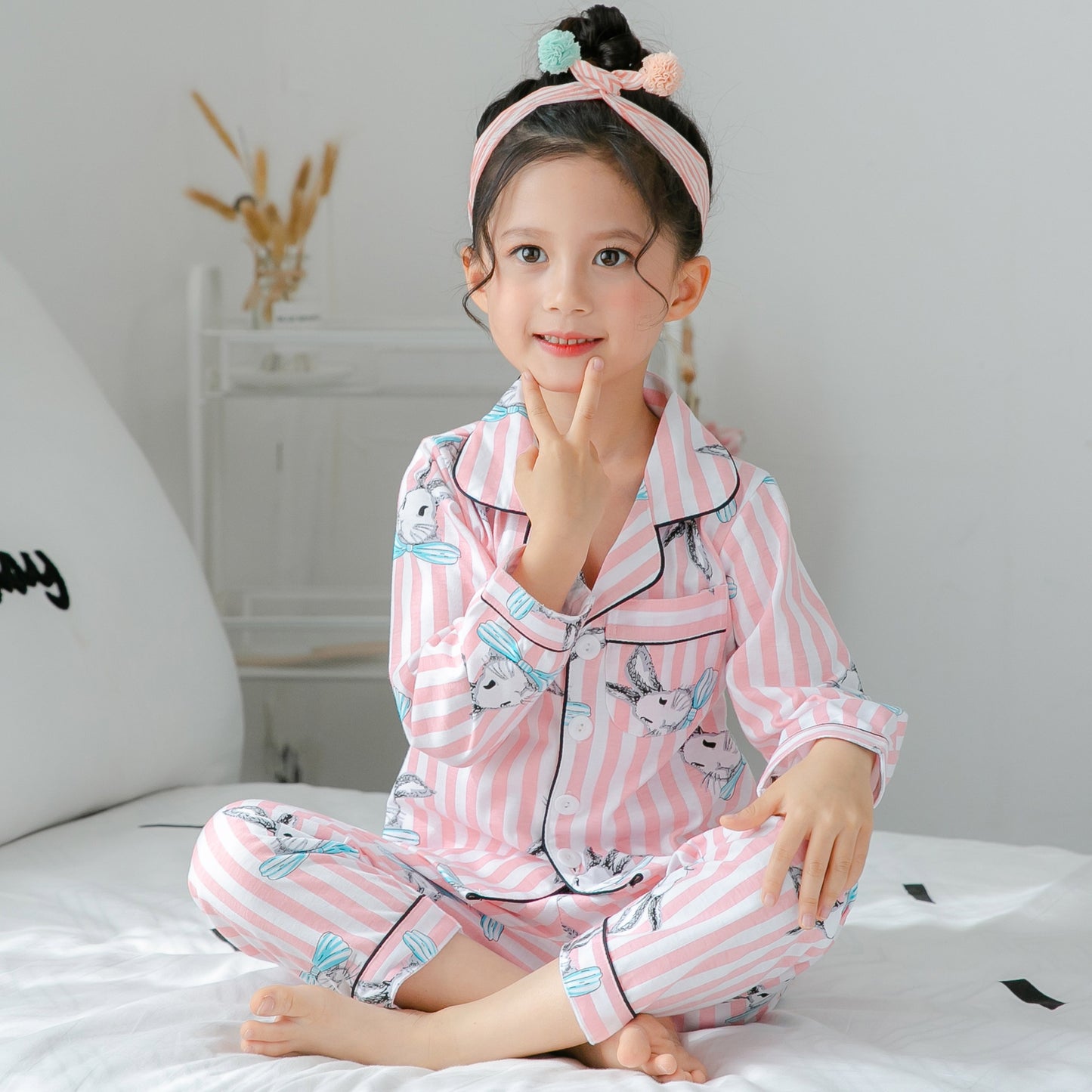 Cute Cotton Pajamas For Children