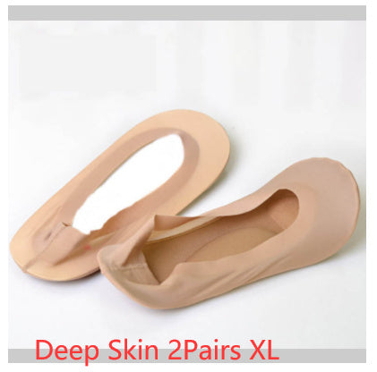 3D Arch Foot Massage Health Care Women Socks - Summer Socks Ice Silk Socks Invisible Slippers Feet Care
