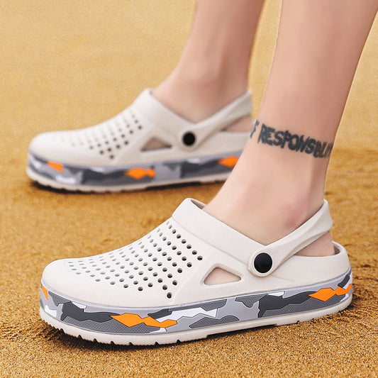Summer Sandals With Baotou - Non-Slip Slippers Thick-Soled Beach Shoes