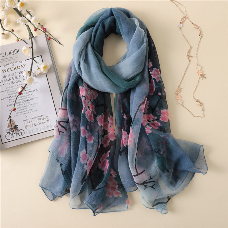 Antique Printed Elegant Scarf - Ladies Fashion Elegant Sunscreen Scarf