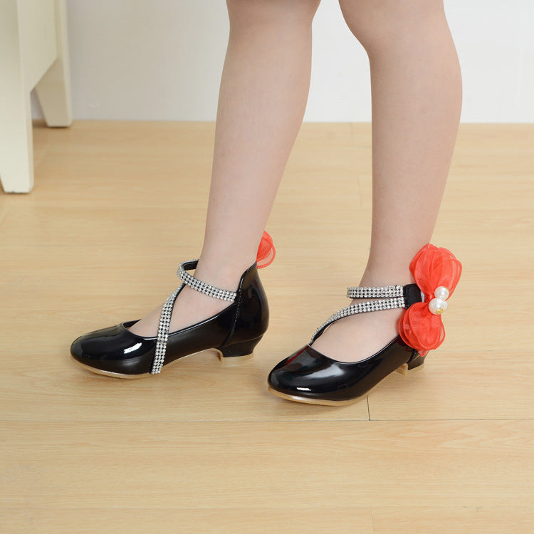 Little Heeled Big Kids Princess Shoes