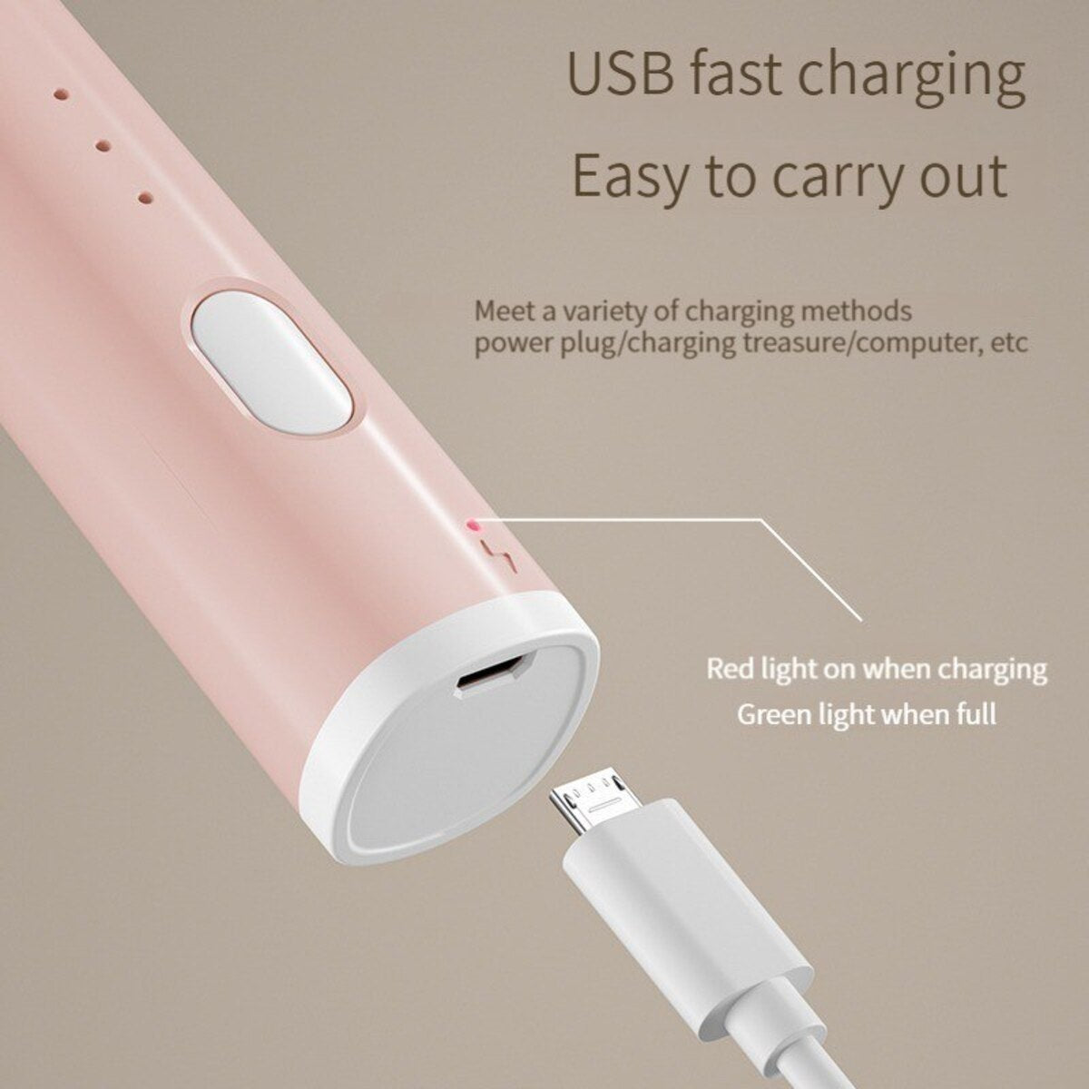 USB Rechargeable Handheld Egg Beater - 3 Speeds Electric Milk Frother Foam Maker Mixer Coffee Drink Frothing Wand Foamer