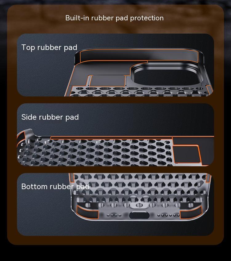 Aluminum Alloy Phone Case - Anti-fall Full Body Shockproof Phone Cove