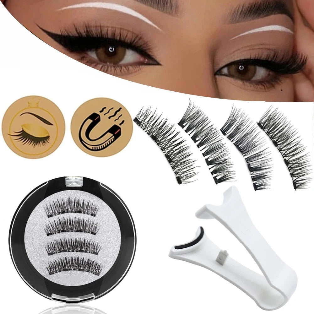 Reusable Magnetic False Eyelashes