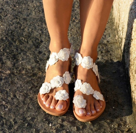 Flowery Sandals