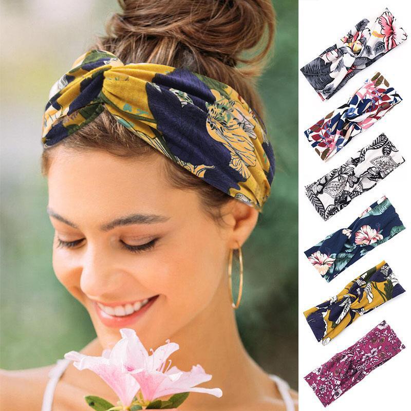 Floral cross hair band - JumoShop