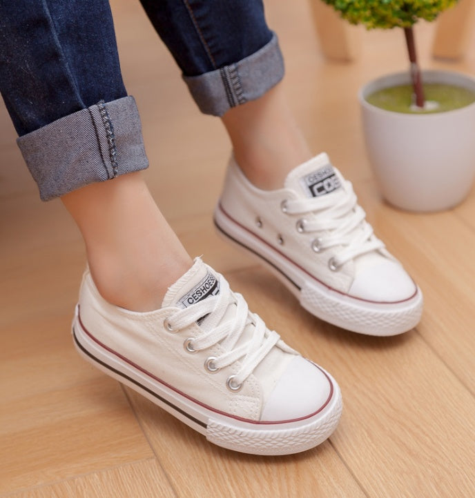Stylish Canvas Shoes - Non-slip Casual Shoes, Student Parent-child Shoes