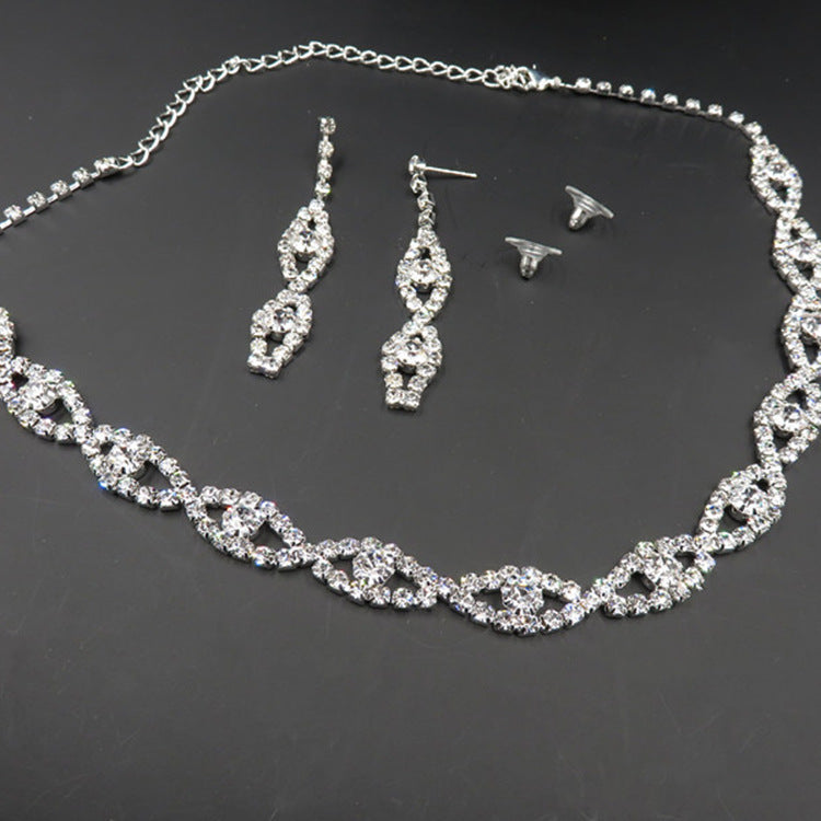 Elegant Two Pieces Jewelry Set - Fashion Bride Jewelry Set