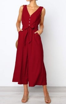 Sexy Halter Straps Jumpsuit