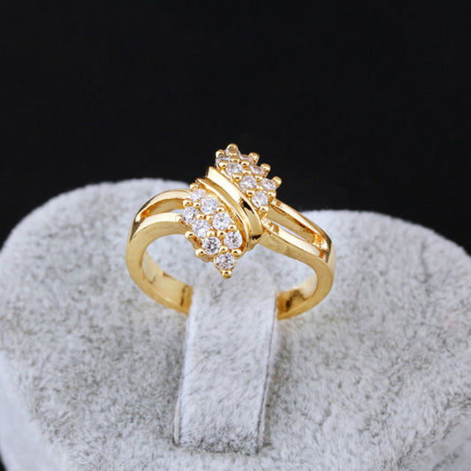 Girls Fashion Korean Zircon Ring