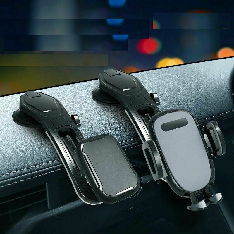 360 Rotatable Phone Mount Holder - Car Dashboard Gravity Adjustable