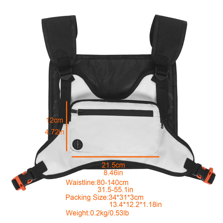 Fitness Vest Bag - Sport Running Chest Bags