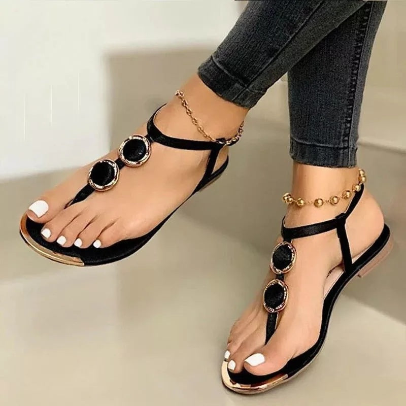 Women's Flat Sandals - Summer Beach Shoes