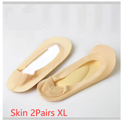3D Arch Foot Massage Health Care Women Socks - Summer Socks Ice Silk Socks Invisible Slippers Feet Care