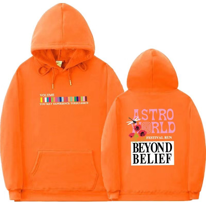 Multiple Colour Hip-hop Streetwear Hoodie