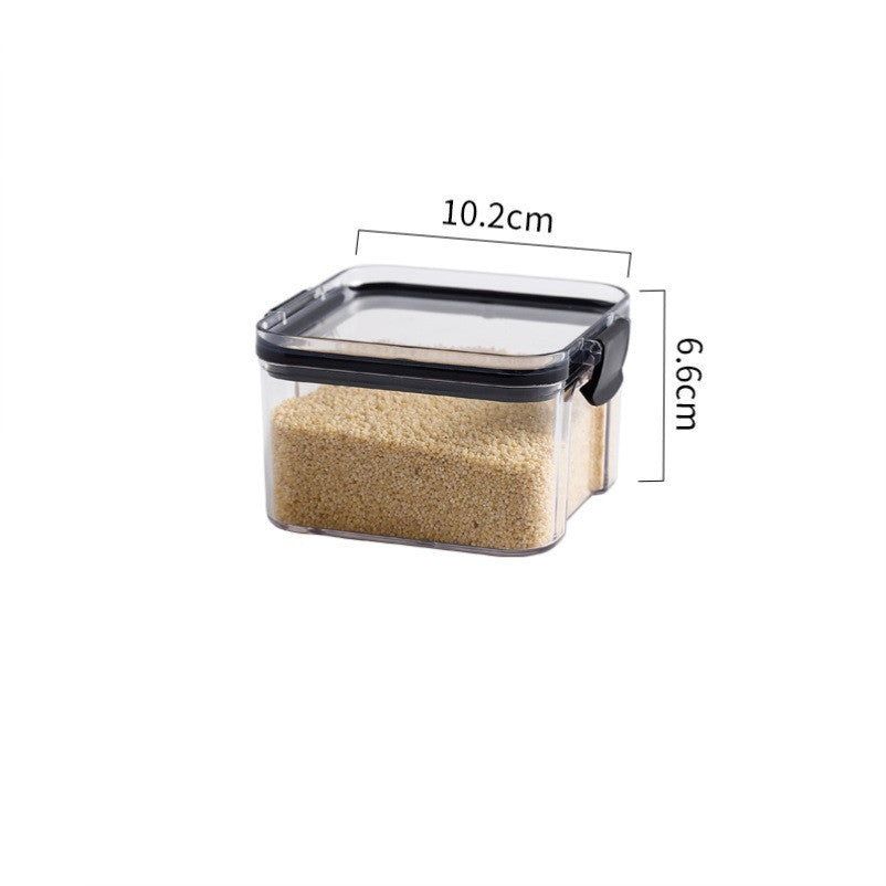 Transparent Grain Storage Box with Lid – Modern Airtight Food Container - JumoShop