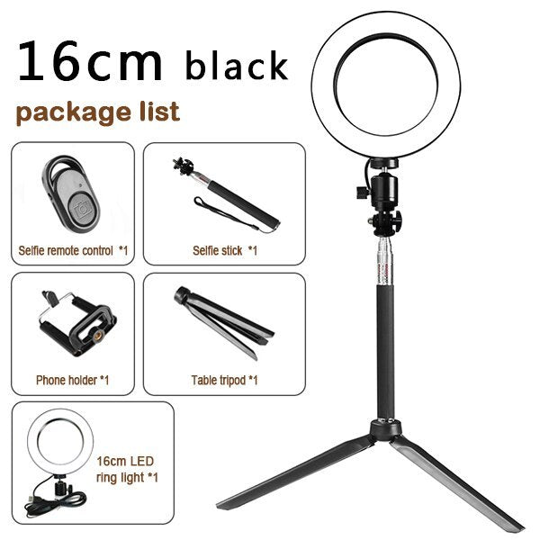 Tripod - Compatible with Apple, Tripod Fill Light Live Bracket Beauty Light Set Ring Light - JumoShop
