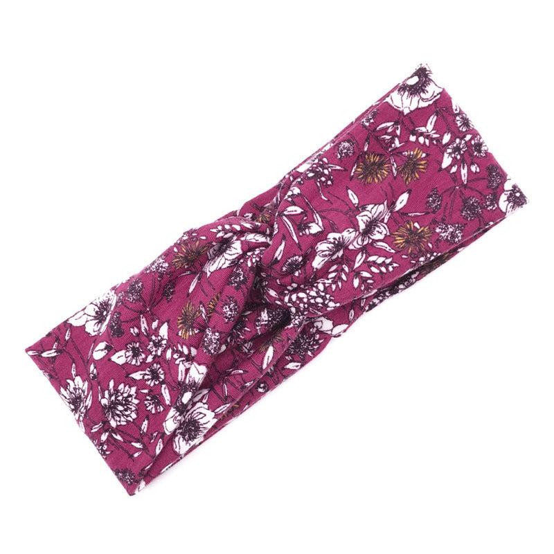 Floral cross hair band - JumoShop