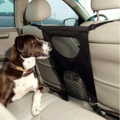 Car Rear Seat Pet Guardrail – Isolation Barrier for Dogs | Pet Car Protection Net