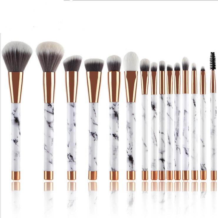 11 Pcs Marble Makeup Brush - Beauty Makeup Kit 11 makeup brush sets
