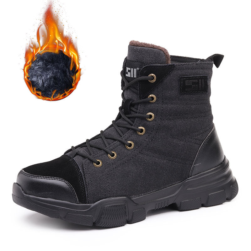 Safety Shoes - Steel Toe Cap High-Top Work Protective Labor Insurance Shoes