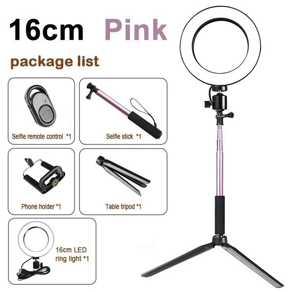 Tripod - Compatible with Apple, Tripod Fill Light Live Bracket Beauty Light Set Ring Light - JumoShop