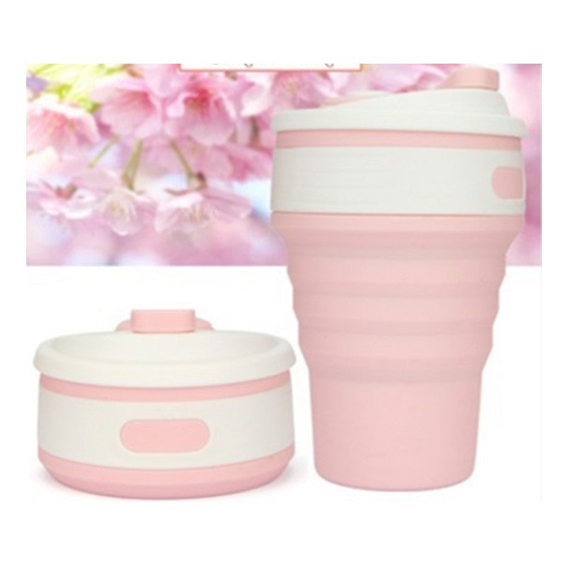 Travel Collapsible Silicone Coffee Cup - Folding Water Cups BPA FREE Food Grade Drinking Ware Mug Tea Coffee Cups