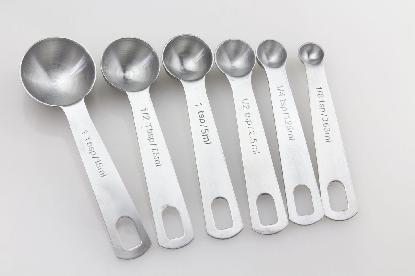 Stainless Steel Kitchen Measuring Spoons Set – 6-Piece Precision Seasoning Tools! - JumoShop