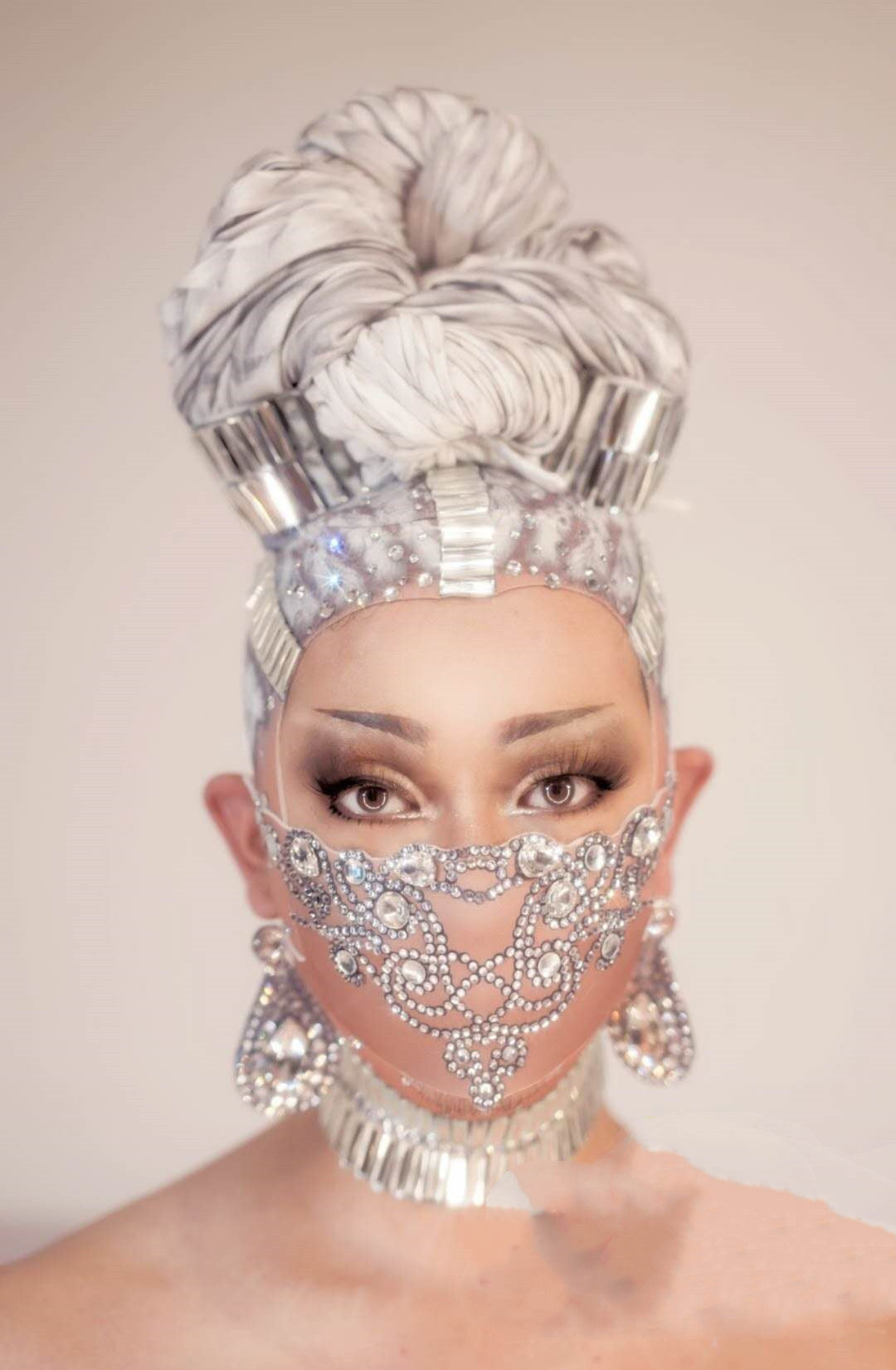 Stylish Diamond Mask - Butterfly Performance