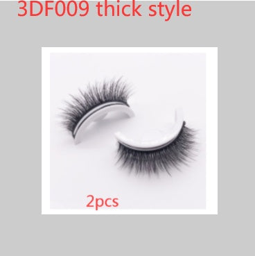 Reusable 3D Mink Lashes - Natural False Eyelashes Self Adhesive Glue Free Makeup Eyelash