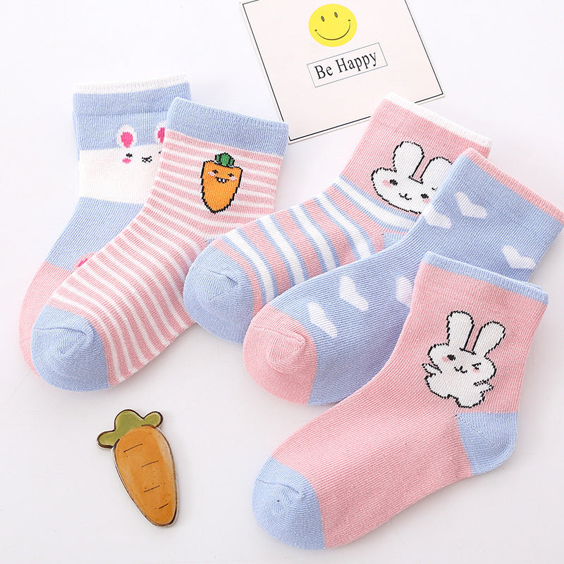 Children's Colorful Cotton Socks