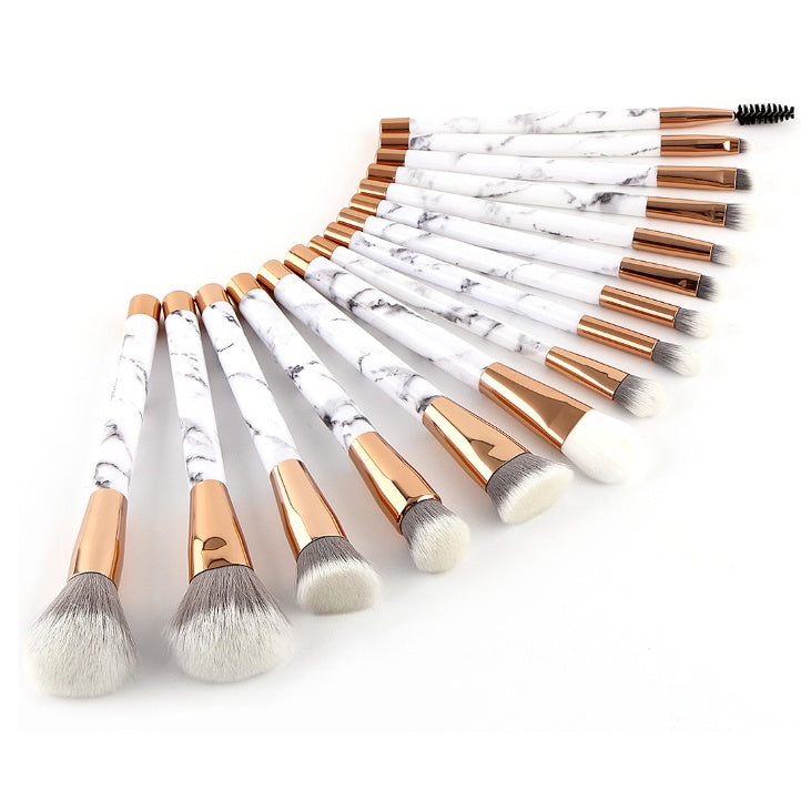 11 Pcs Marble Makeup Brush - Beauty Makeup Kit 11 makeup brush sets