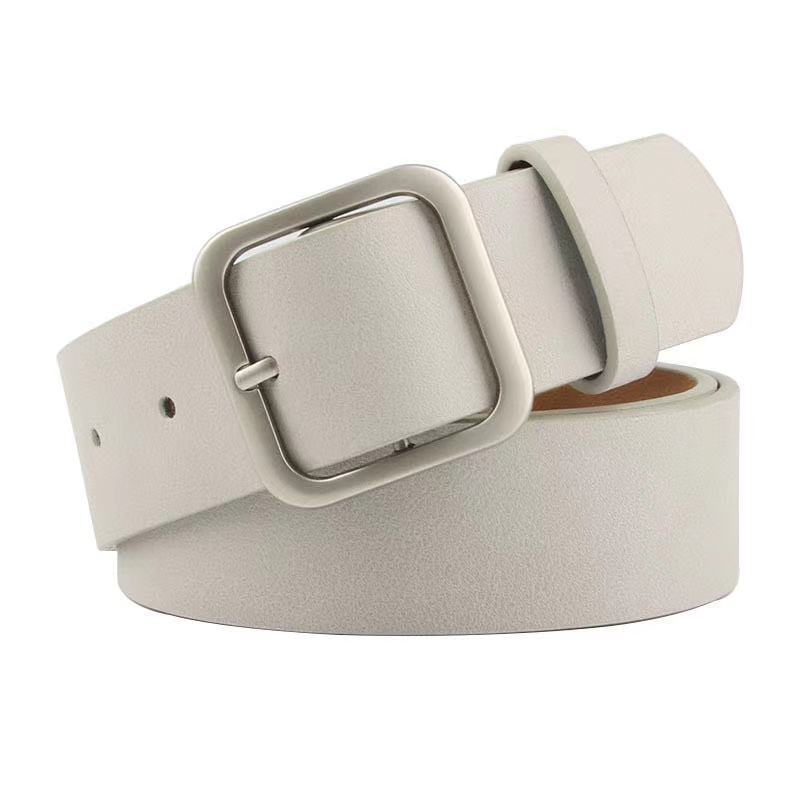 Leather Buckle Belt