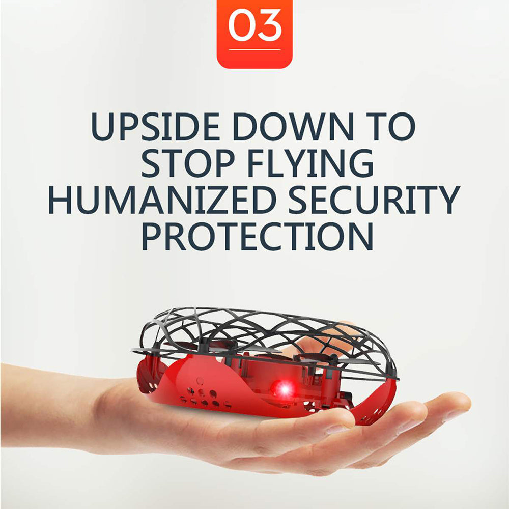 L101 UFO Interactive Drone Quadcopter Intelligent Fly Hand Control Helicopter Children Magic Dron Toy
