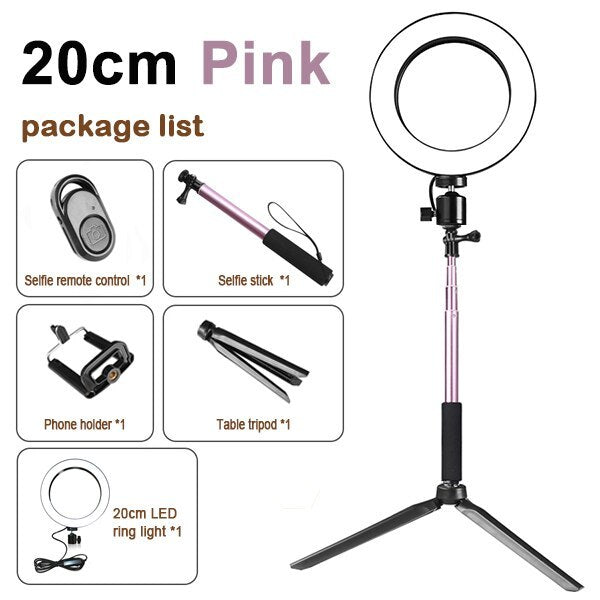 Tripod - Compatible with Apple, Tripod Fill Light Live Bracket Beauty Light Set Ring Light - JumoShop