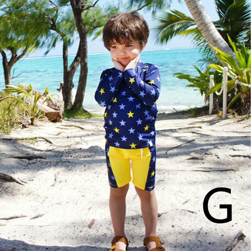 Children's Swimsuit-  Boys Split Boy Quick-Drying Swimsuit