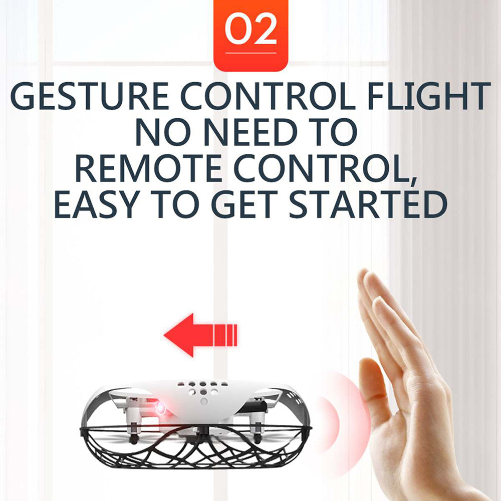 L101 UFO Interactive Drone Quadcopter Intelligent Fly Hand Control Helicopter Children Magic Dron Toy