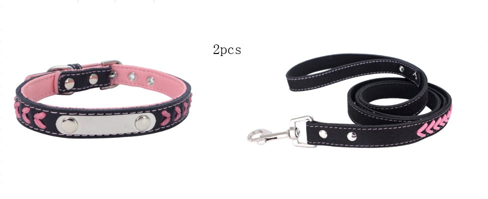 Stainless Steel Iron Dog Collar with Personalized Laser Engraving – Style Meets Security!