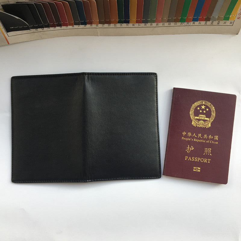 Antimagnetic Passport Holder Leather ID Case